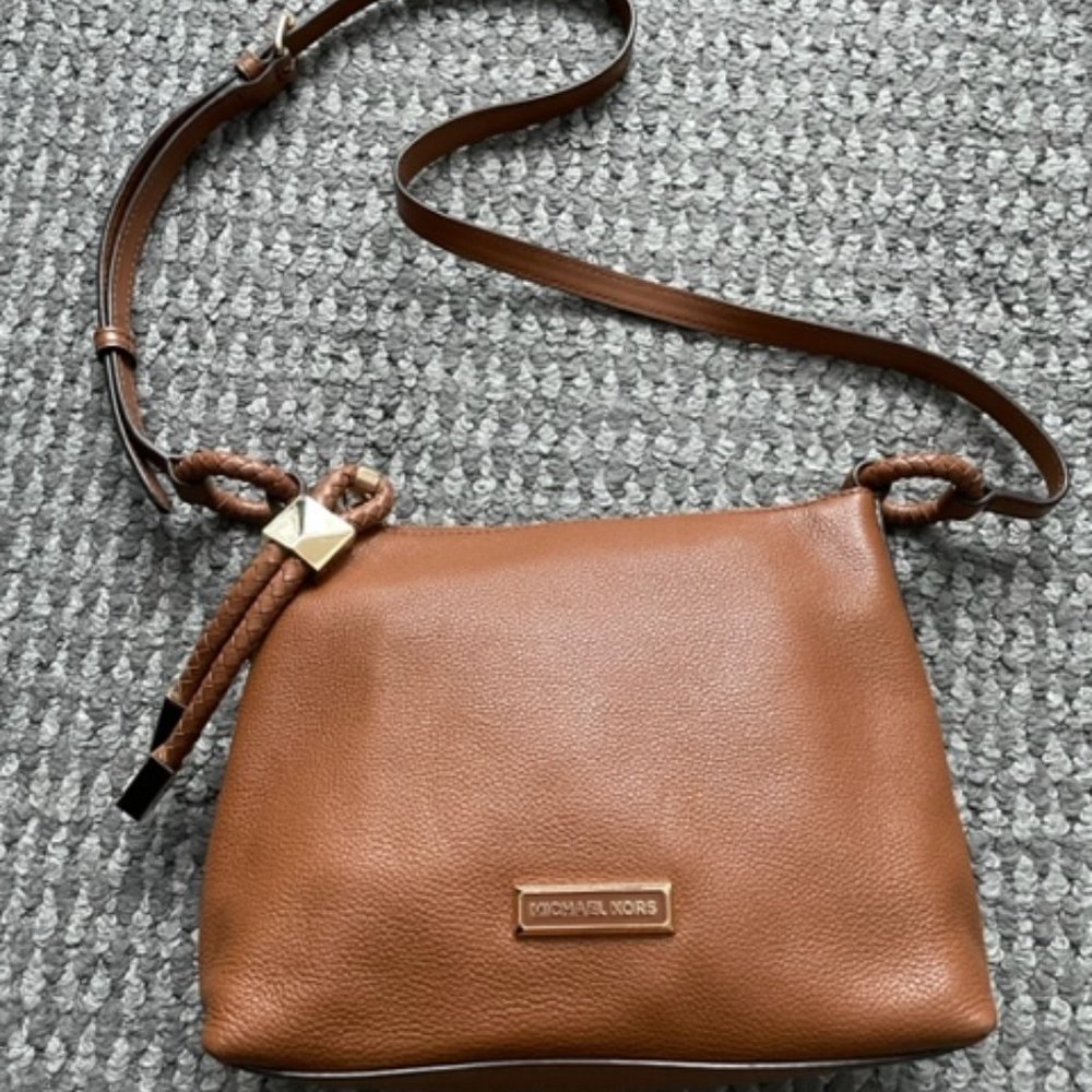 Michael Kors Lexington Large Pebbled Leather Crossbody Bag